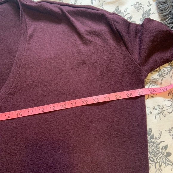 Wilfred plum colour loose fit long jersey top - Picture 5 of 7